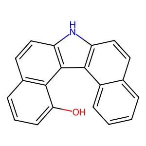 7H-Dibenzo(c,g)carbazol-1-ol structure