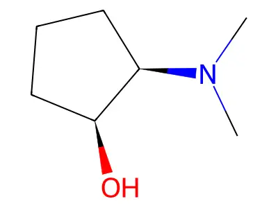 2-(Dimethylamino)cyclopentan-1-ol structure