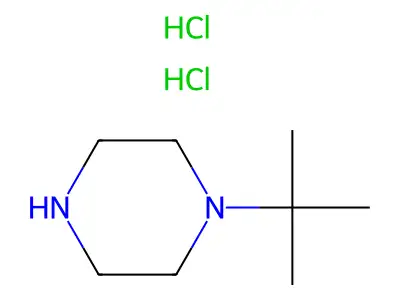 1-Tert-butylpiperazine structure