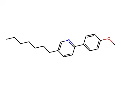 5-Heptyl-2-(4-methoxyphenyl)pyridine structure