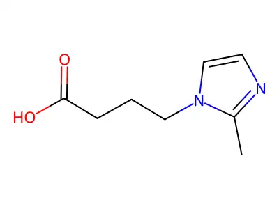 Imidazole-1-butyric acid, 2-methyl- structure