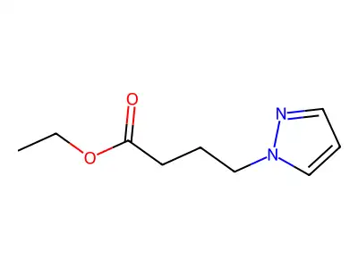 Ethyl 1H-pyrazole-1-butanoate structure