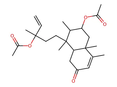 Stachysolon, diacetate structure