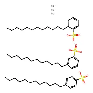 Sodium tetrapropylenebenzenesulfonate structure