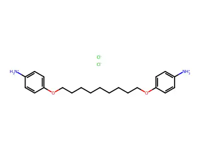 Aniline, 4,4'-(nonamethylenedioxy)di-, dihydrochloride structure