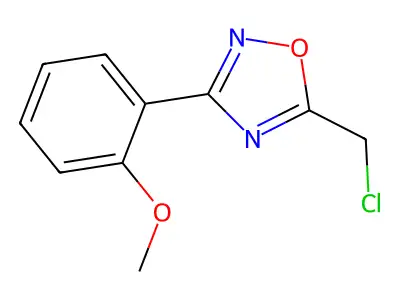 5-(Chloromethyl)-3-(2-methoxyphenyl)-1,2,4-oxadiazole structure
