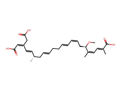 Bongkrek acid structure