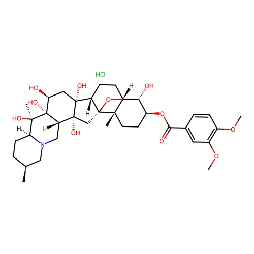 Veratridine, hydrochloride structure