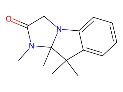 3,3a,4,4-tetramethyl-1H-imidazo[1,2-a]indol-2-one structure