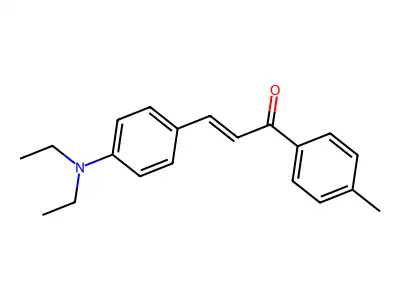 2-Propen-1-one, 3-[4-(diethylamino)phenyl]-1-(4-methylphenyl)- structure