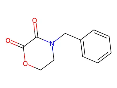 4-Benzylmorpholine-2,3-dione structure