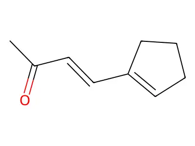 (E)-4-(cyclopenten-1-yl)but-3-en-2-one structure