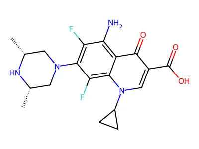sparfloxacin structure