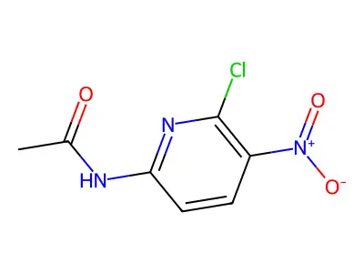 Acetamide, N-(6-chloro-5-nitro-2-pyridyl)- structure
