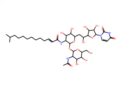 Tunicamycin 14:1 structure
