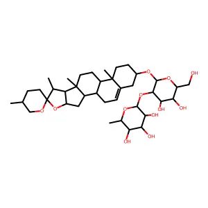Yamogenin 3-O-neohesperidoside structure