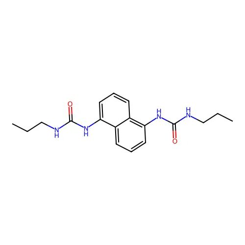 1,1'-(1,5-Naphthalenediyl)bis(3-propylurea) structure
