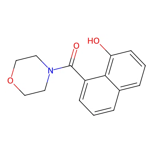 (8-Hydroxynaphthalen-1-yl)(morpholin-4-yl)methanone structure