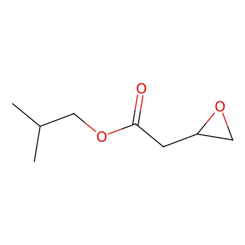 Isobutyl 3,4-epoxybutyrate structure