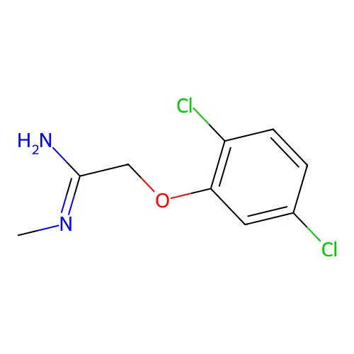 2-(2,5-dichlorophenoxy)-N-methylethanimidamide structure