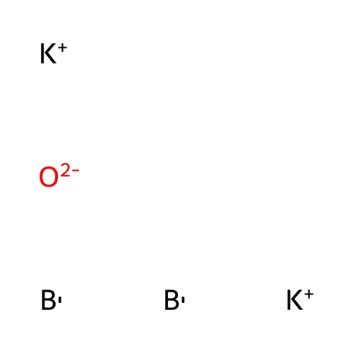 Boron potassium oxide (B5KO8) structure