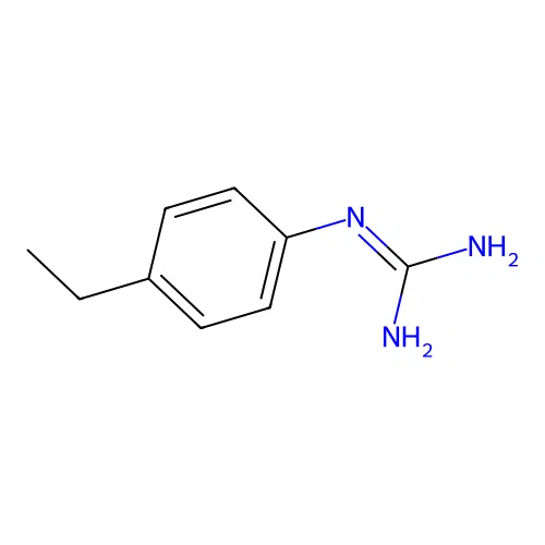 N-(4-ethylphenyl)guanidine structure
