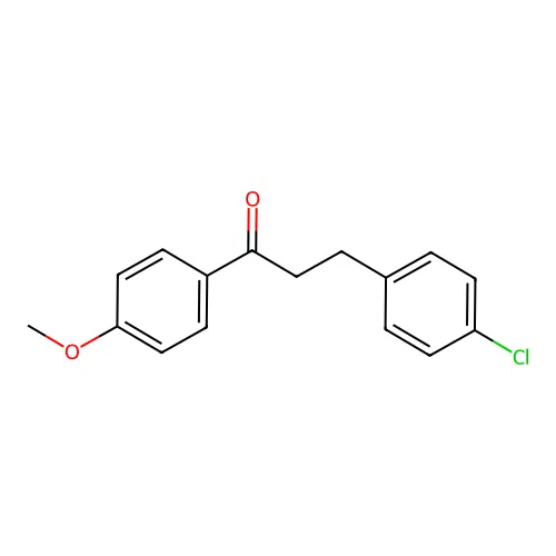 3-(4-Chlorophenyl)-4'-methoxypropiophenone structure