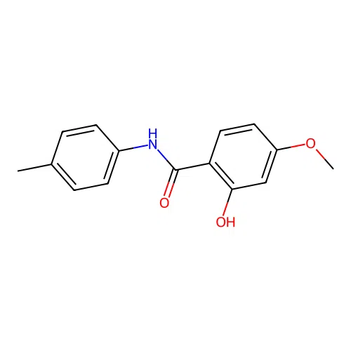 2-hydroxy-4-methoxy-N-(p-tolyl)benzamide structure