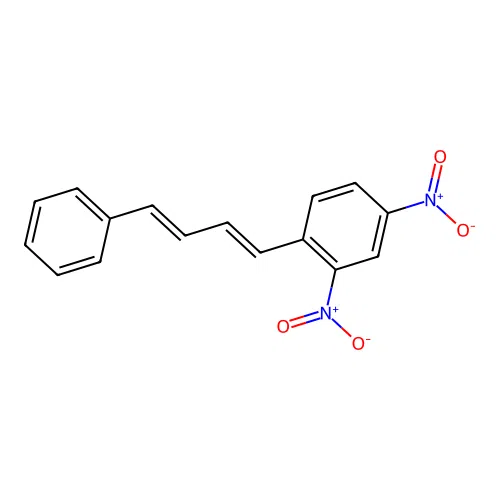 2,4-Dinitro-1-(4-phenylbuta-1,3-dienyl)benzene structure