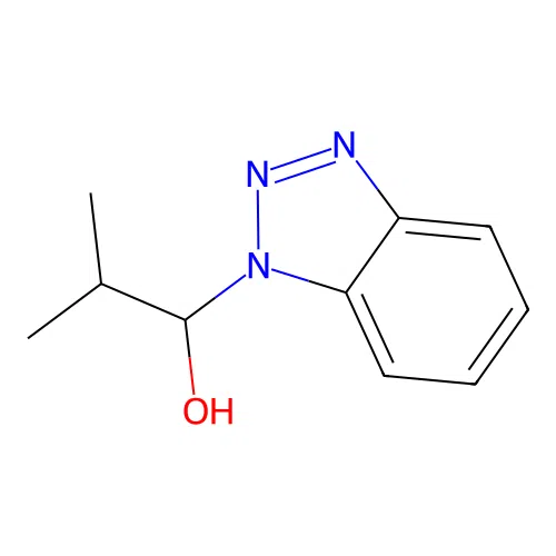 1-(Benzotriazol-1-yl)-2-methylpropan-1-ol structure