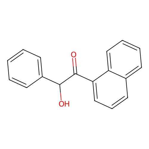 2-Hydroxy-1-naphthalen-1-yl-2-phenylethanone structure