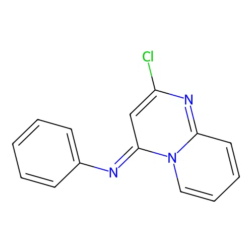 2-chloro-N-phenylpyrido[1,2-a]pyrimidin-4-imine structure