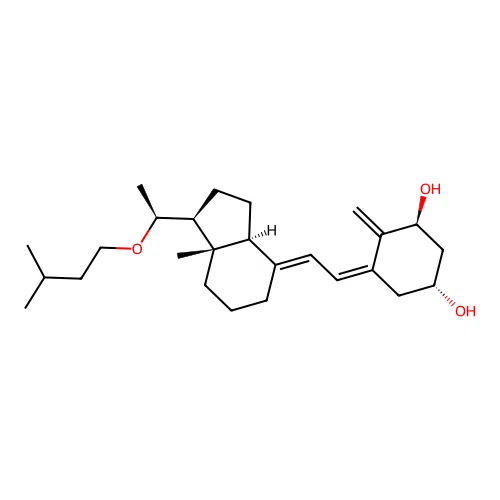 1-hydroxy-22-oxavitamin D3 structure