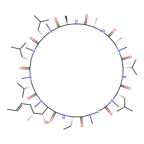cyclosporin A, MeAla(6)- structure