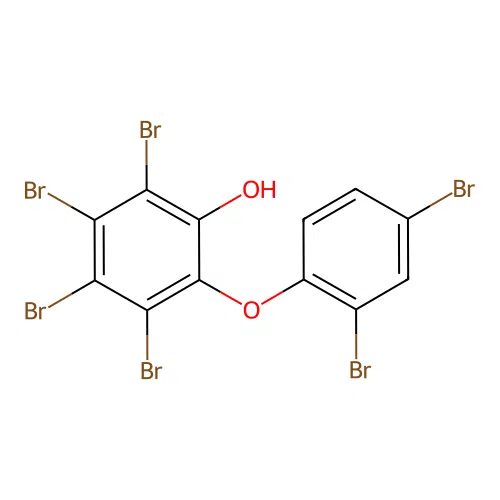 2,3,4,5-Tetrabromo-6-(2,4-dibromophenoxy)phenol structure