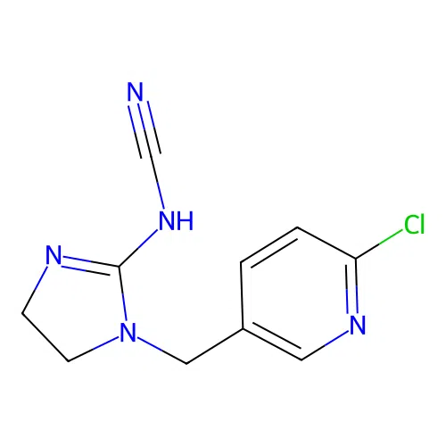 2-CL-pyridine,cyanoguanidyl derivative structure