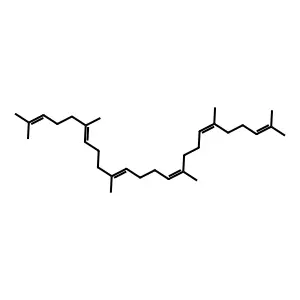 2,6,10,15,19,23-Hexamethyltetracosa-2,6,10,14,18,22-hexaene structure