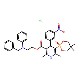 Efonidipine Hydrochloride structure