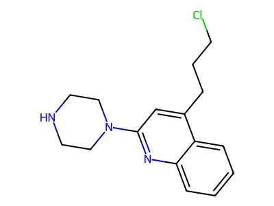 4-(Chloropropyl)-1-(2-quinolyl)piperazine structure
