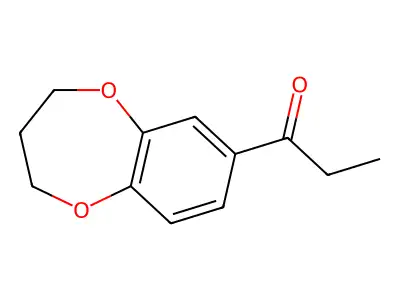 1-Propanone, 1-(3,4-dihydro-2H-1,5-benzodioxepin-7-yl)- structure