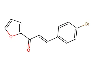 3-(4-Bromophenyl)-1-(2-furyl)prop-2-en-1-one structure
