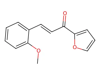 (2E)-1-(Furan-2-yl)-3-(2-methoxyphenyl)prop-2-en-1-one structure
