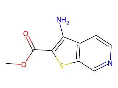 Methyl 3-aminothieno[2,3-c]pyridine-2-carboxylate structure