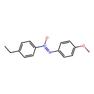 Diazene, 1-(4-ethylphenyl)-2-(4-methoxyphenyl)-, monooxide structure