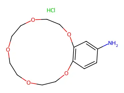 4-Aminobenzo-15-crown-5 hydrochloride structure