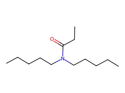 Propanamide, N,N-dipentyl- structure
