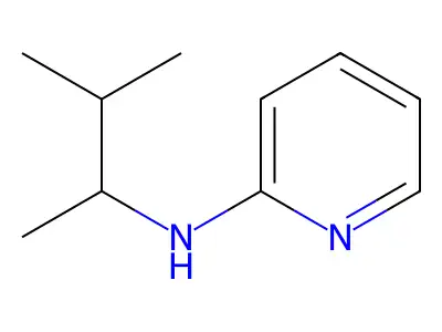 N-(3-methylbutan-2-yl)pyridin-2-amine structure