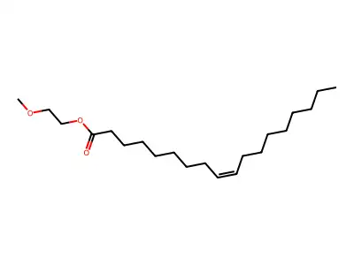 2-Methoxyethyl octadec-9-enoate structure