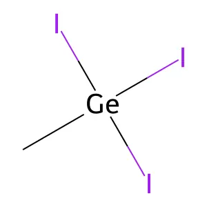 Germane, triiodomethyl- structure