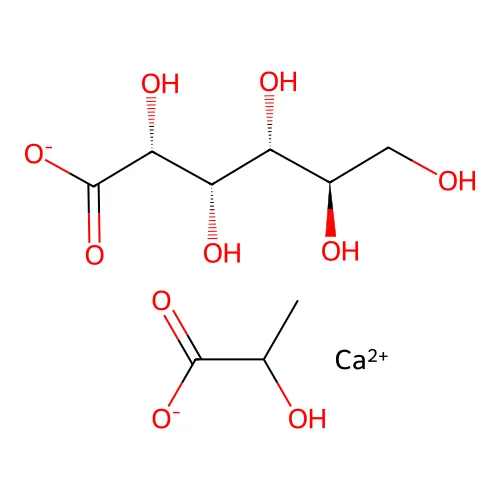 (Gluconato)(lactato)calcium structure